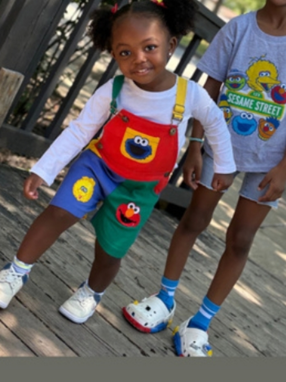 Elmo Overalls Elmo Jumpsuit Sesame Street Birthday Cookie Monster clothes - Picture 4 of 4